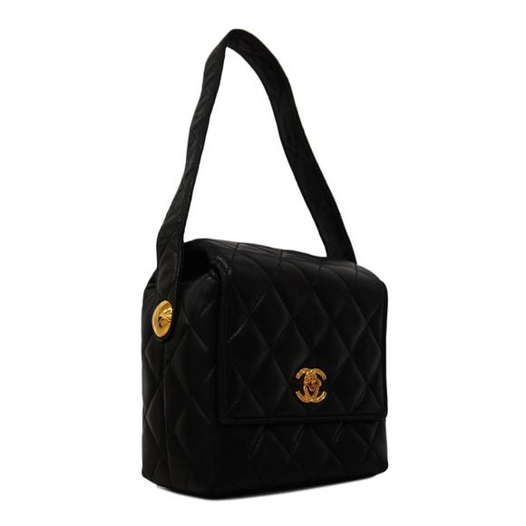Chanel Bag Matelasse Brilliant Black Lambskin Shoulder - Picture 1 of 14